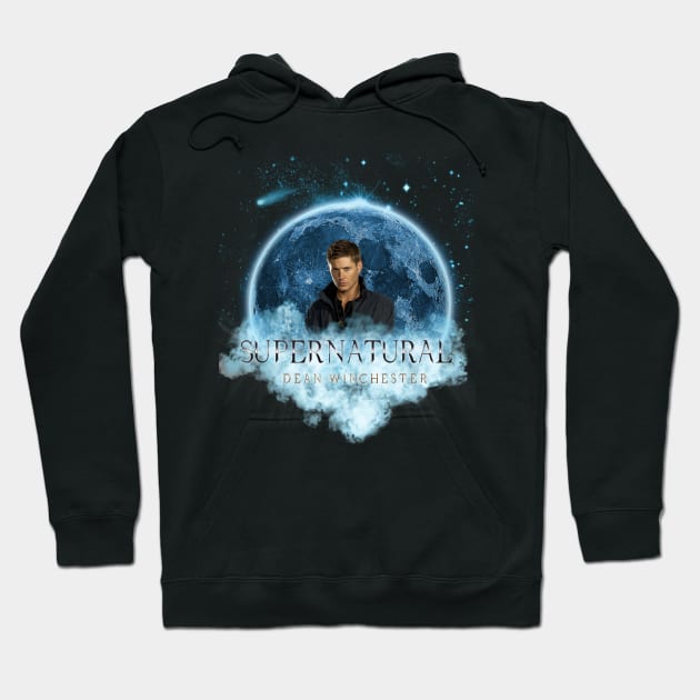 Supernatural Dean Winchester Blue Moon Dream Catcher Hoodie by Ratherkool